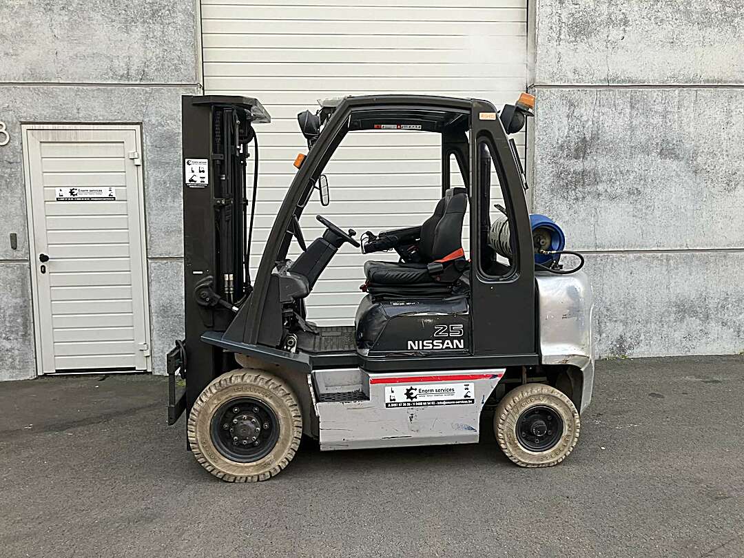 Heftruck Nissan 2,5ton Gas