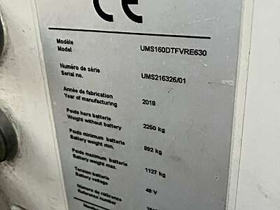 Heftruck Reachtruck 2ton Elektrisch