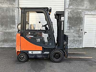 Forklifts - Heftruck Doosan 1,5 Ton Gas