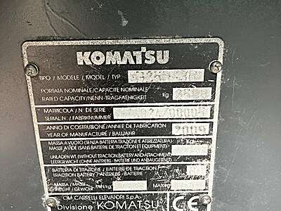 Heftruck Komatsu 2,5 Ton Elektrisch