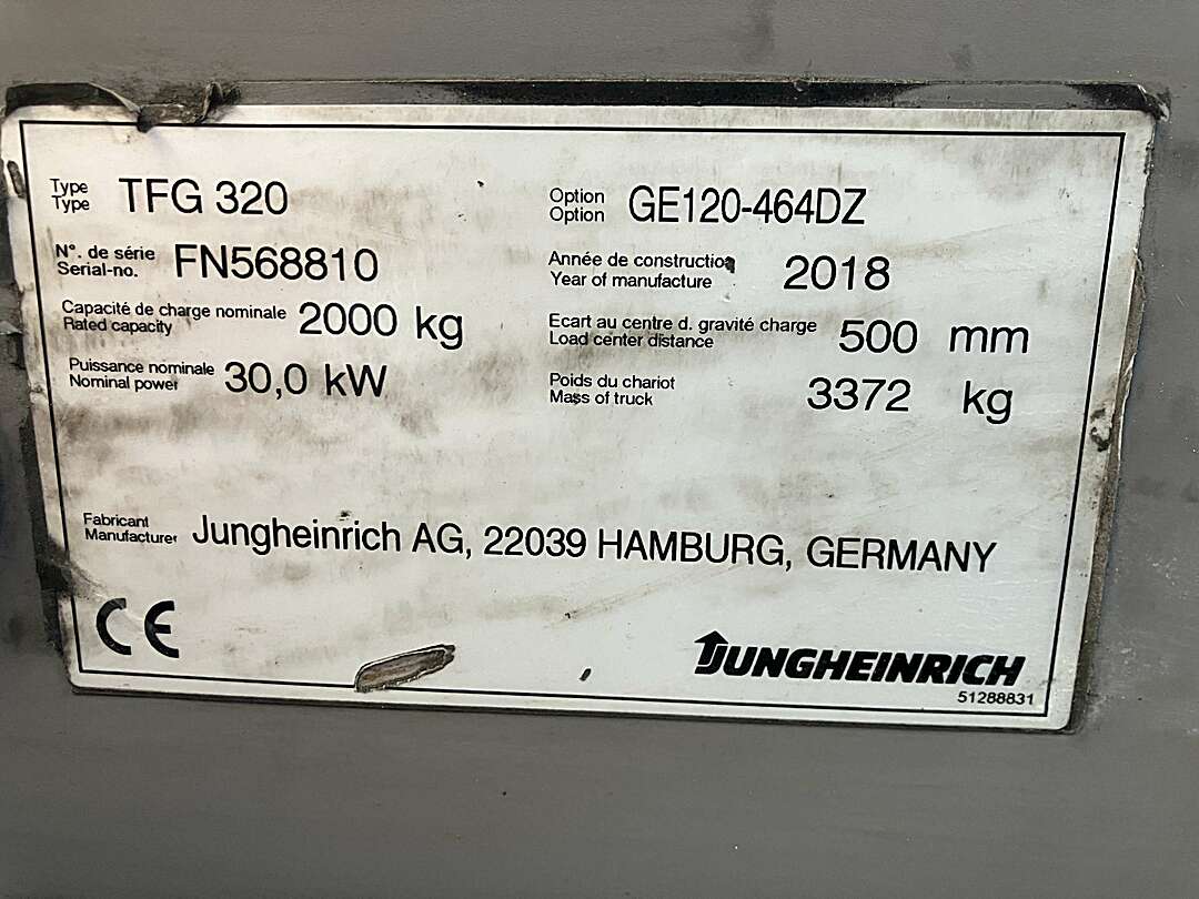 Heftruck Jungheinrich 2 Ton Gas MET GARANTIE