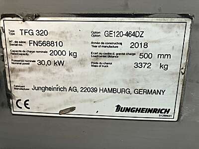 Heftruck Jungheinrich 2 Ton Gas MET GARANTIE